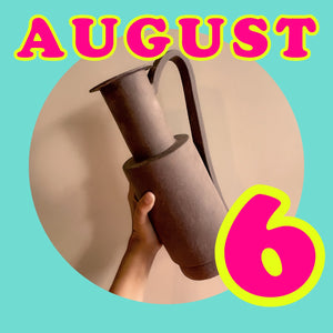Hand Building For Beginners, WEDNESDAY, August 6