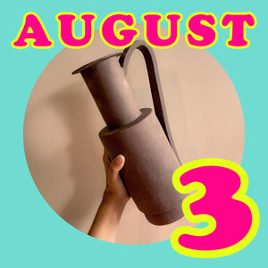 Hand Building For Beginners, SUNDAY, August 3