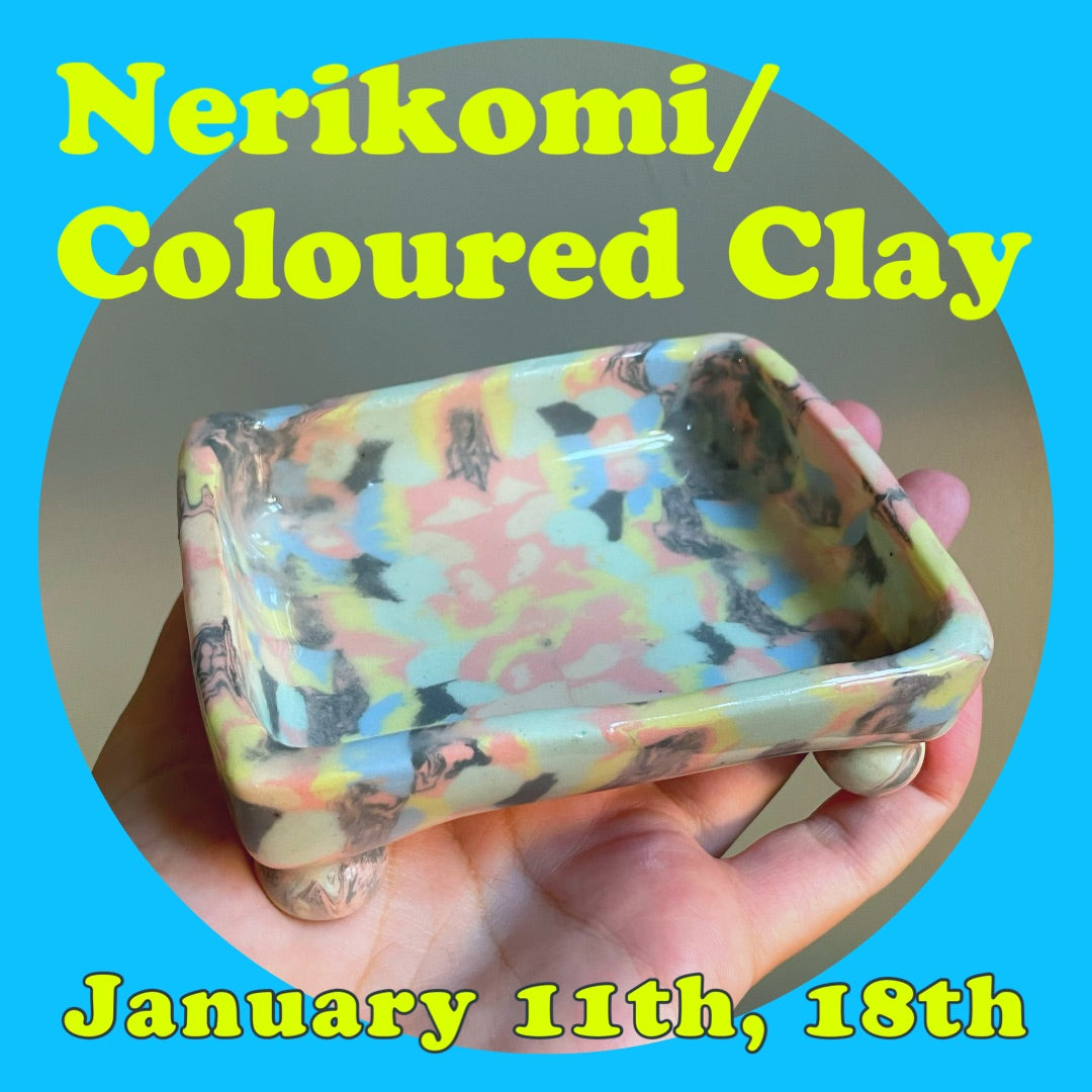 Nerikomi/ Coloured clay Workshop SATURDAY January 11, 18