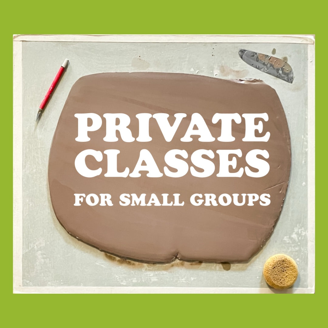 Private Class for One to Three people - Ceramics