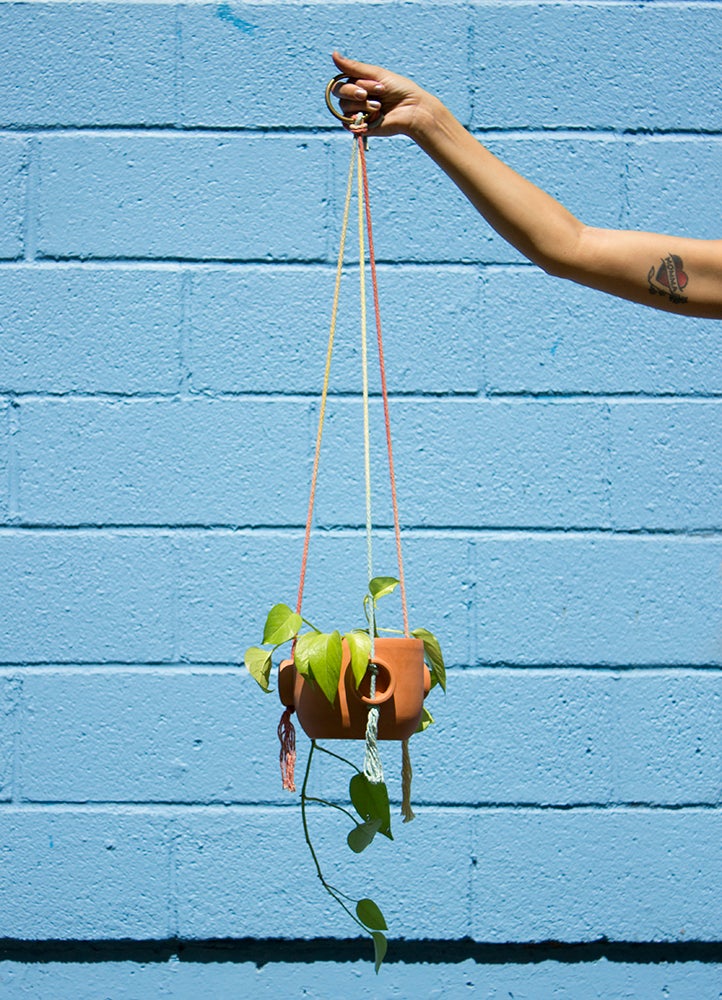 hanging hoop planter Hoop Planter – e e ceramics