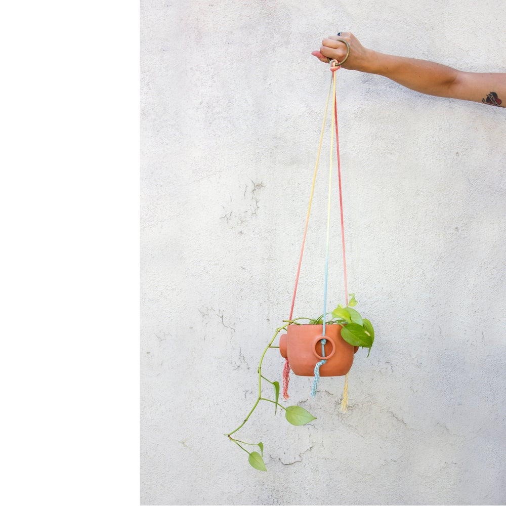 hoop hanging planter Hoop Planter – e e ceramics